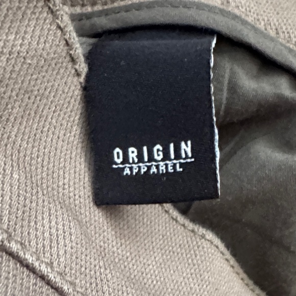 Origin Apparel Men’s Stretch Pants Taupe Brown Slim Fit 33x32 - Picture 7 of 7